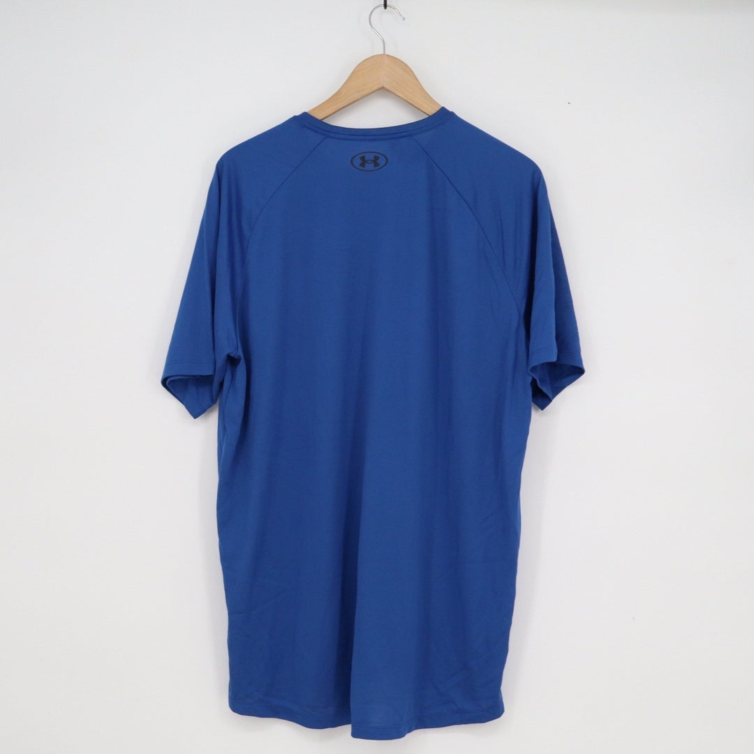 Under Armour Mens Tech 2.0 Tilt SS Royal Blue Graphic T-Shirt L NEW