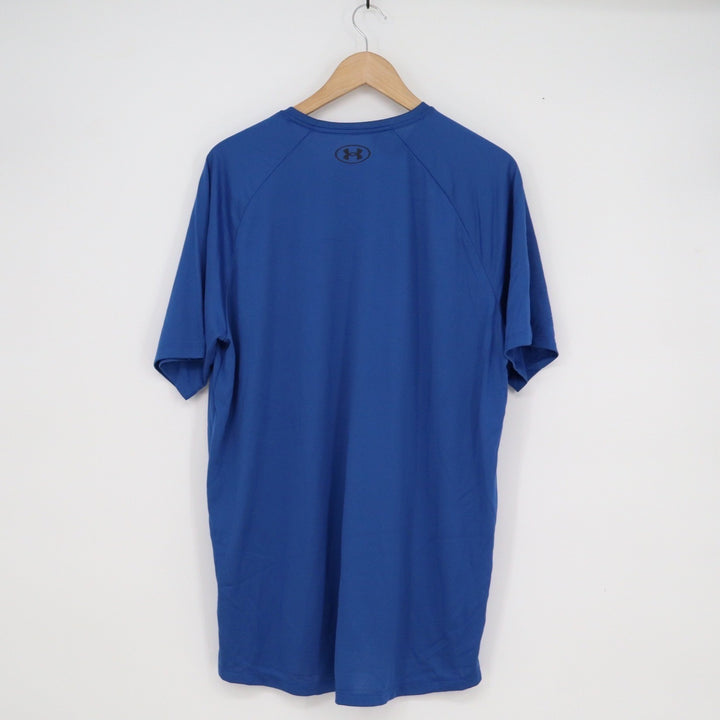 Under Armour Mens Tech 2.0 Tilt SS Royal Blue Graphic T-Shirt L NEW