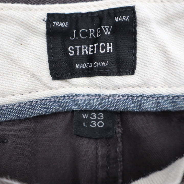 J. Crew Chino Pants Mens 33x30 Chocolate Cotton Stretch Straight Leg Streetwear
