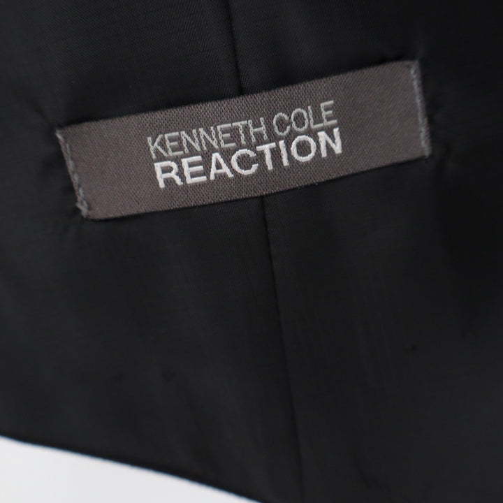 Kenneth Cole Reaction Mens Black Suit Vest Waistcoat Size S Formal Wedding