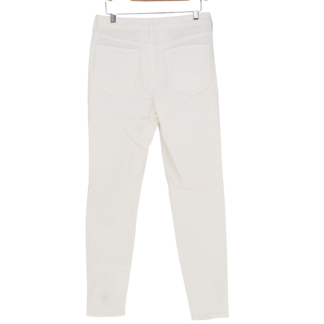 SO High Rise Ultimate Jegging Skinny Jeans Womens 11 White Denim Cotton Stretch