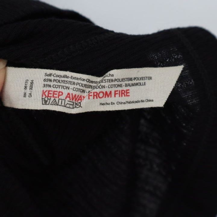 Intimately Free People Only You Tank Top Womens XS Black Round Neck Wide Strap