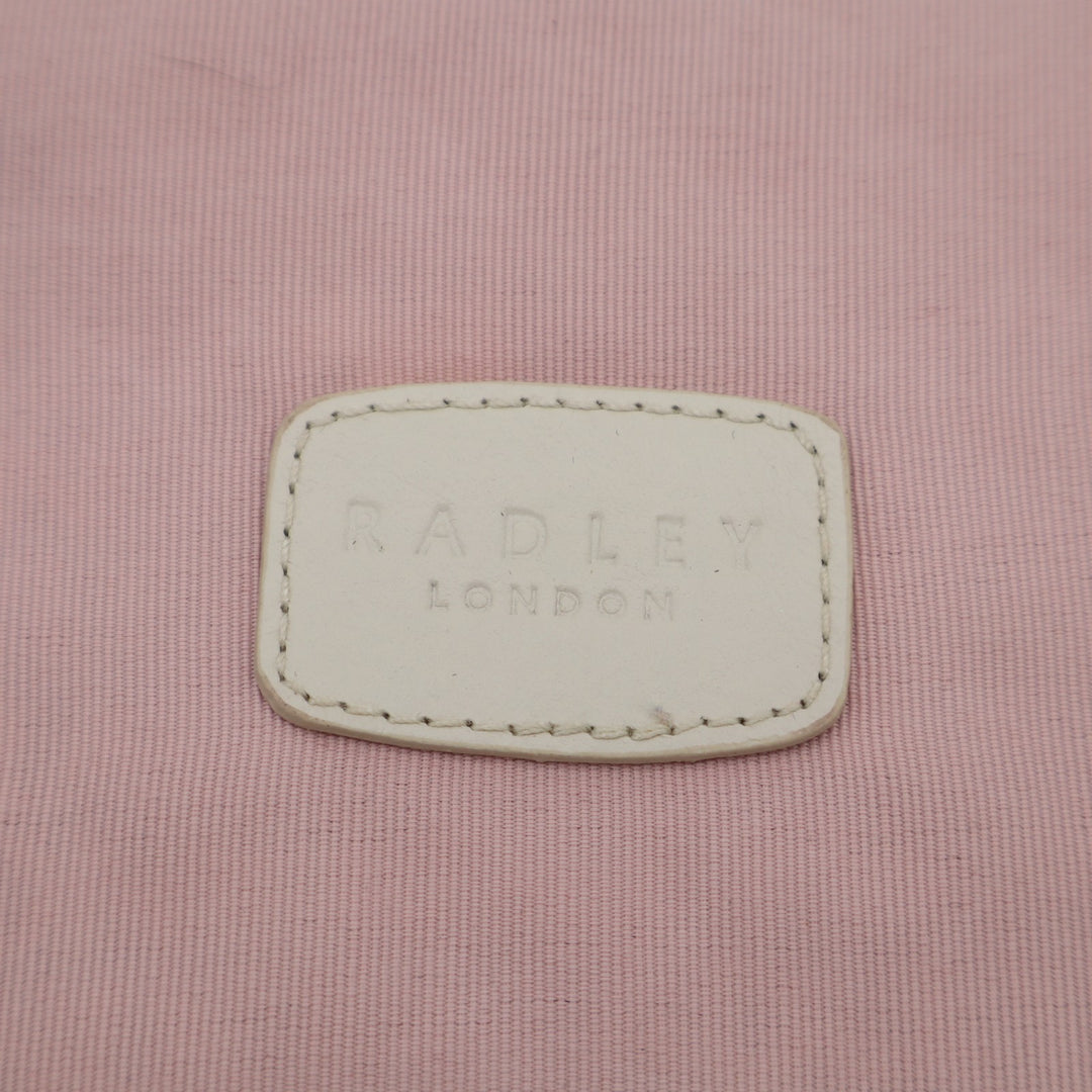 Radley London Women Brown Leather Detailing Logo Print Snap Bifold Wallet Clutch