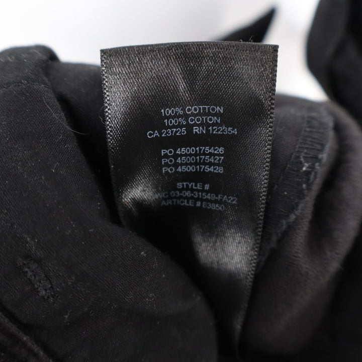 Aritzia TNA Ripcord Corduroy Chino Pants Womens 2 Black Cotton Relaxed Wide Leg