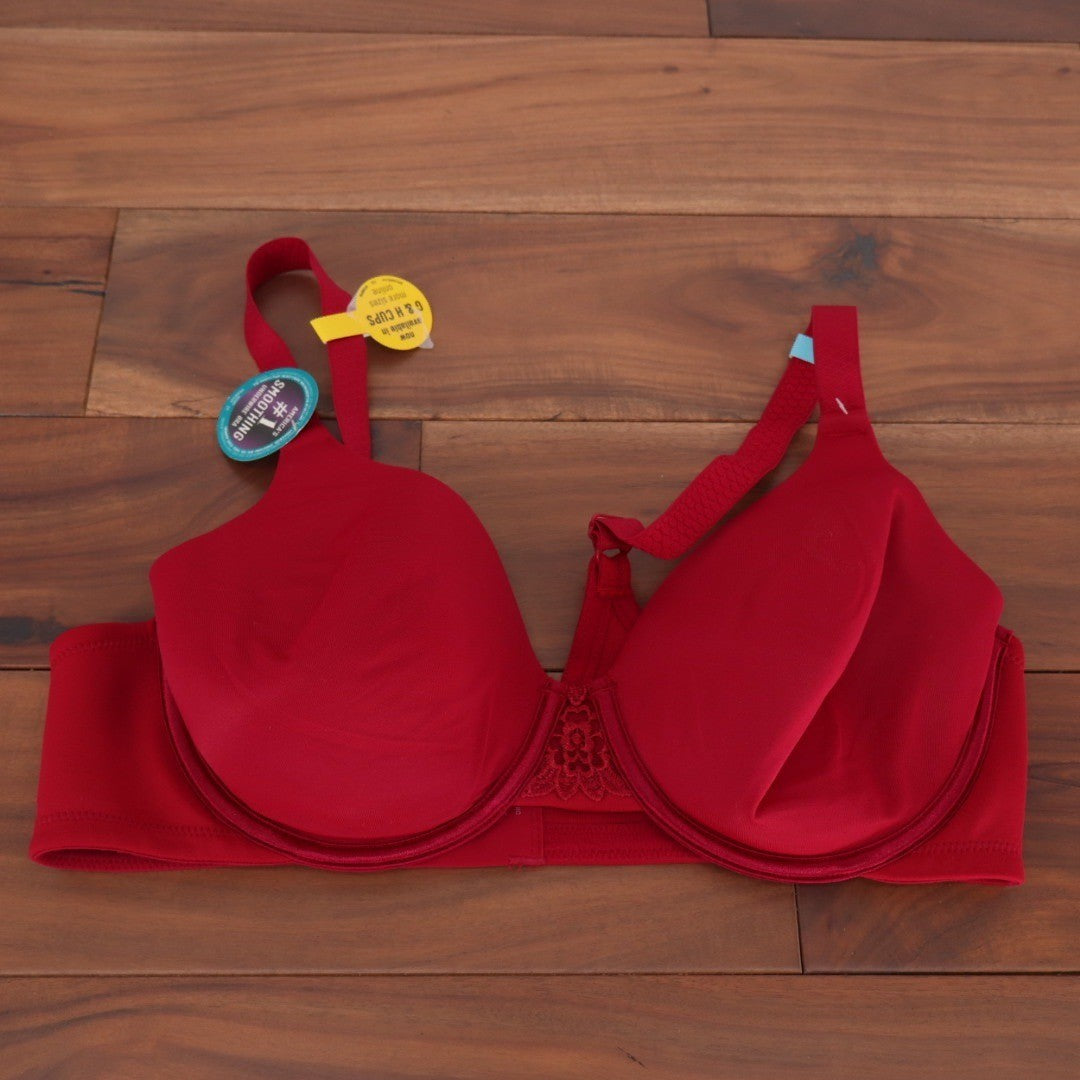 Vanity Fair Beauty Back Smoothing Underwire Bra Red 76380 Size 38C NEW