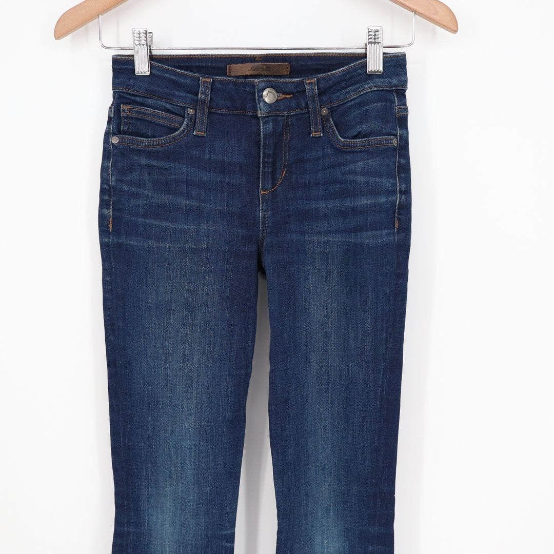 Joe's Flawless The Icon Mid Rise Skinny Ankle Jeans Womens 25 Blue Denim Stretch