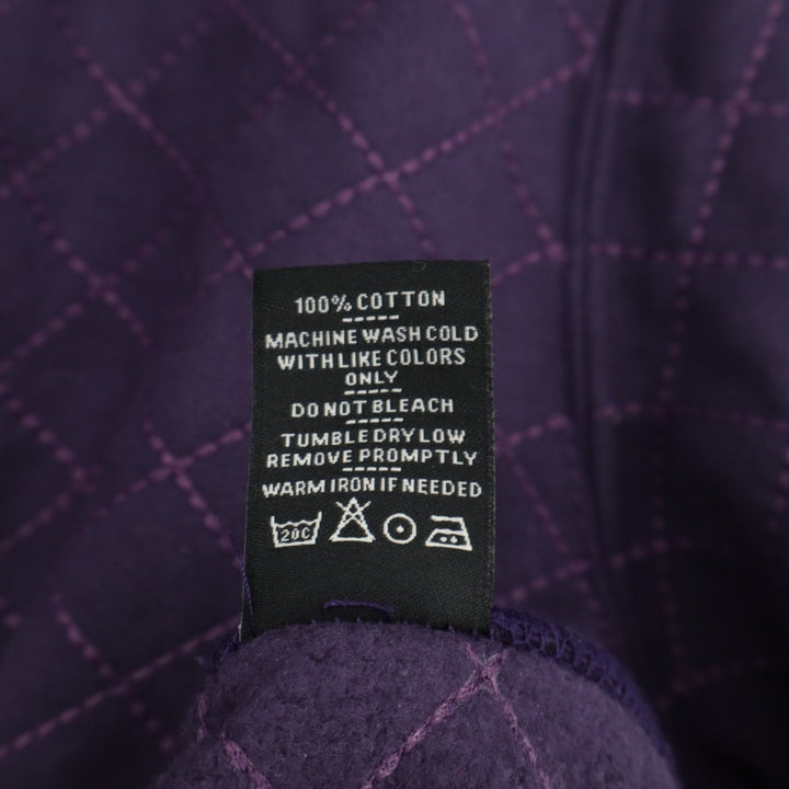 American Giant Diamond Stitch Classic Full Zip 2.0 Hoodie Womens M Purple Velvet