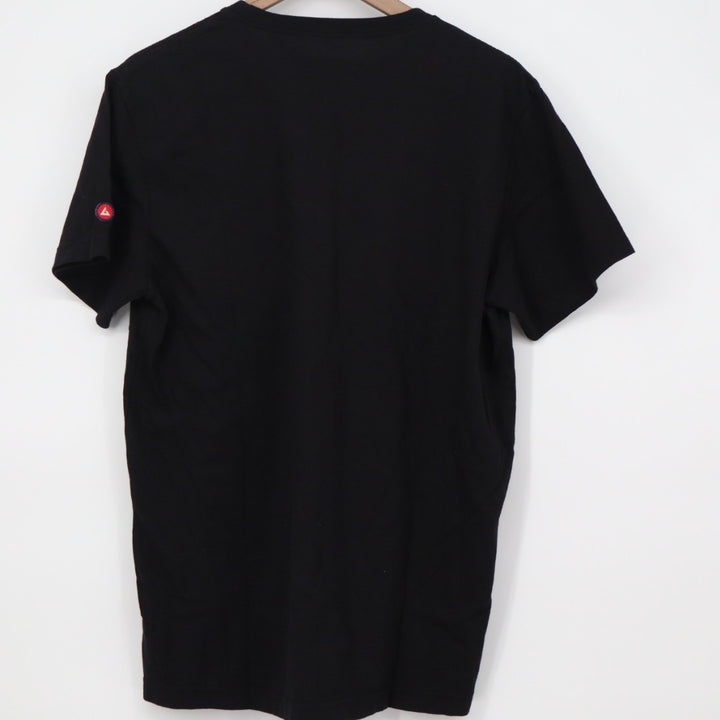 American Giant Crew Tee Shirt Mens Medium Black Logo Cotton Casual Streetwear