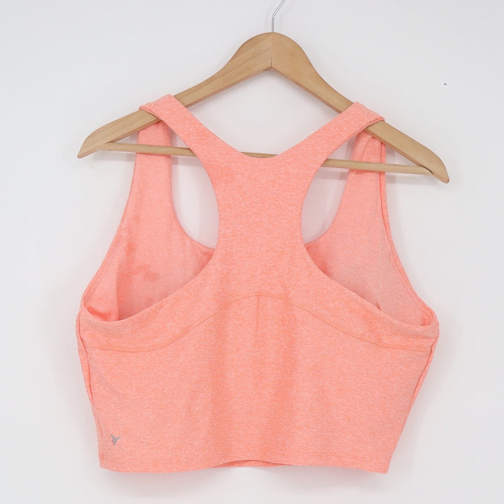 Old Navy Sports Bra Womens XL Cloud+ Peach Racerback Light Support Good