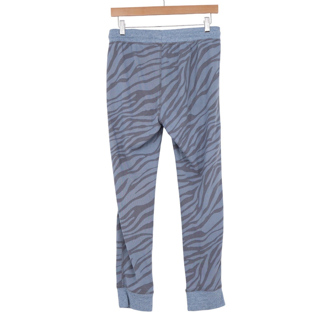 Karen Neuburger Live Love Lounge Blue Zebra Print Pajama Set Tank Joggers Medium