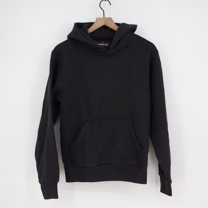 American Giant Hoodie Womens XS Black Cotton Kangaroo Pockets Winter Street Wear
