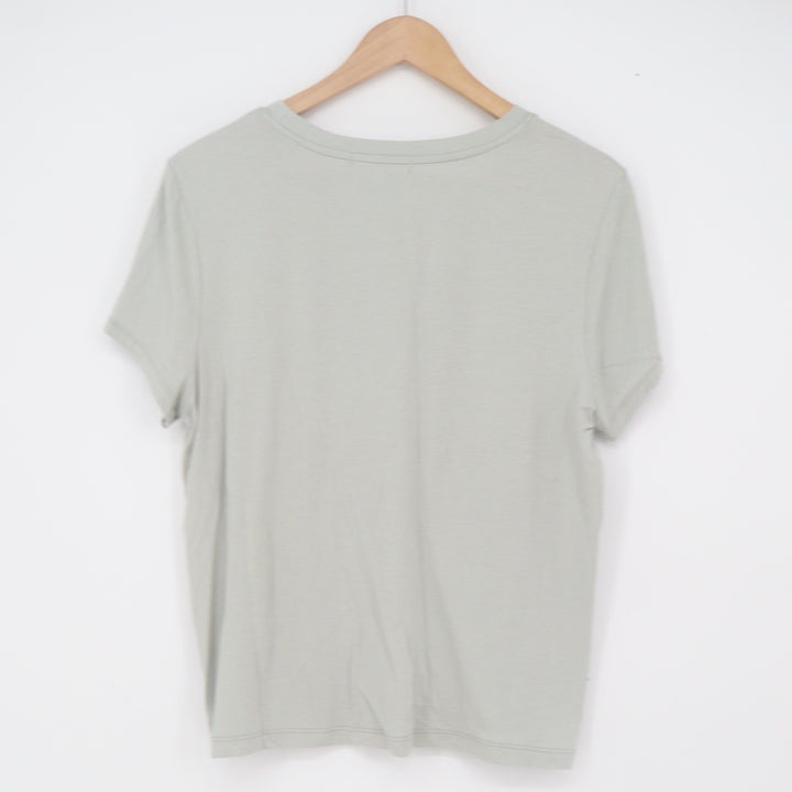C&C California T-Shirt Womens Large Sage Green Coastal Beach Graphic Excellent