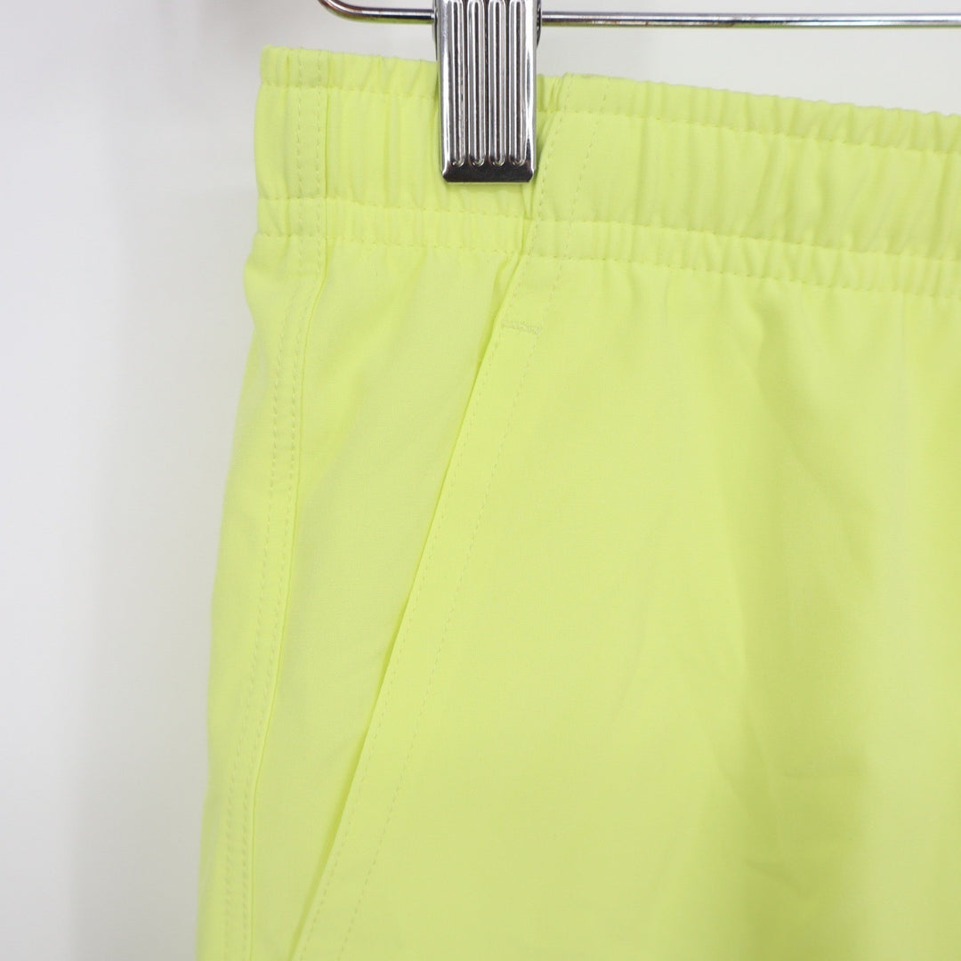 DSG Boys Agility Short Light Lime Neon Yellow Athletic Gym Shorts Size L 14-16