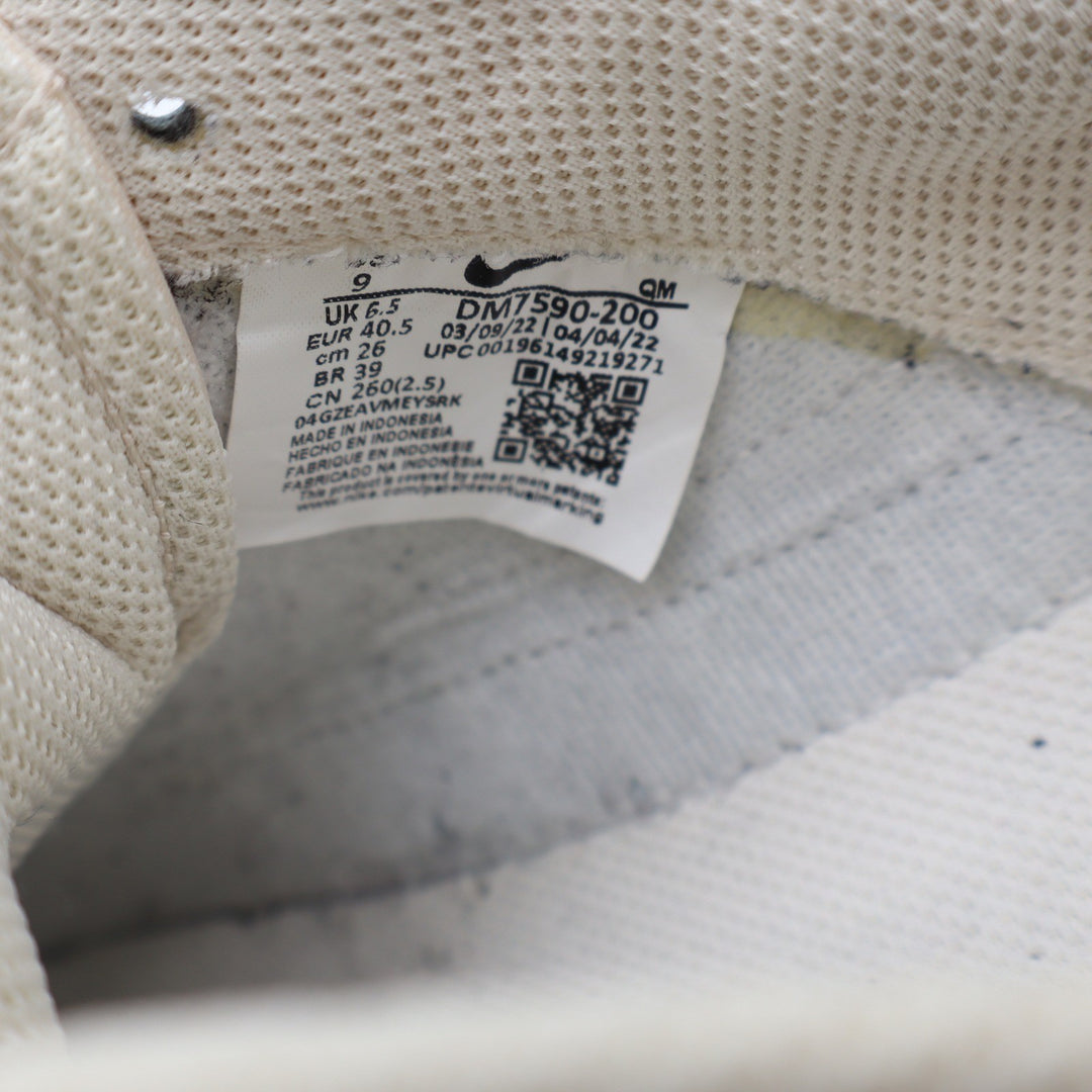 Nike Court Legacy Lift Womens 9 Sanddrift White Platform Sneakers