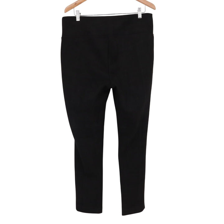Andrew Marc Leggings Women Large Black High Rise Elastic Waist Skinny Leg Active