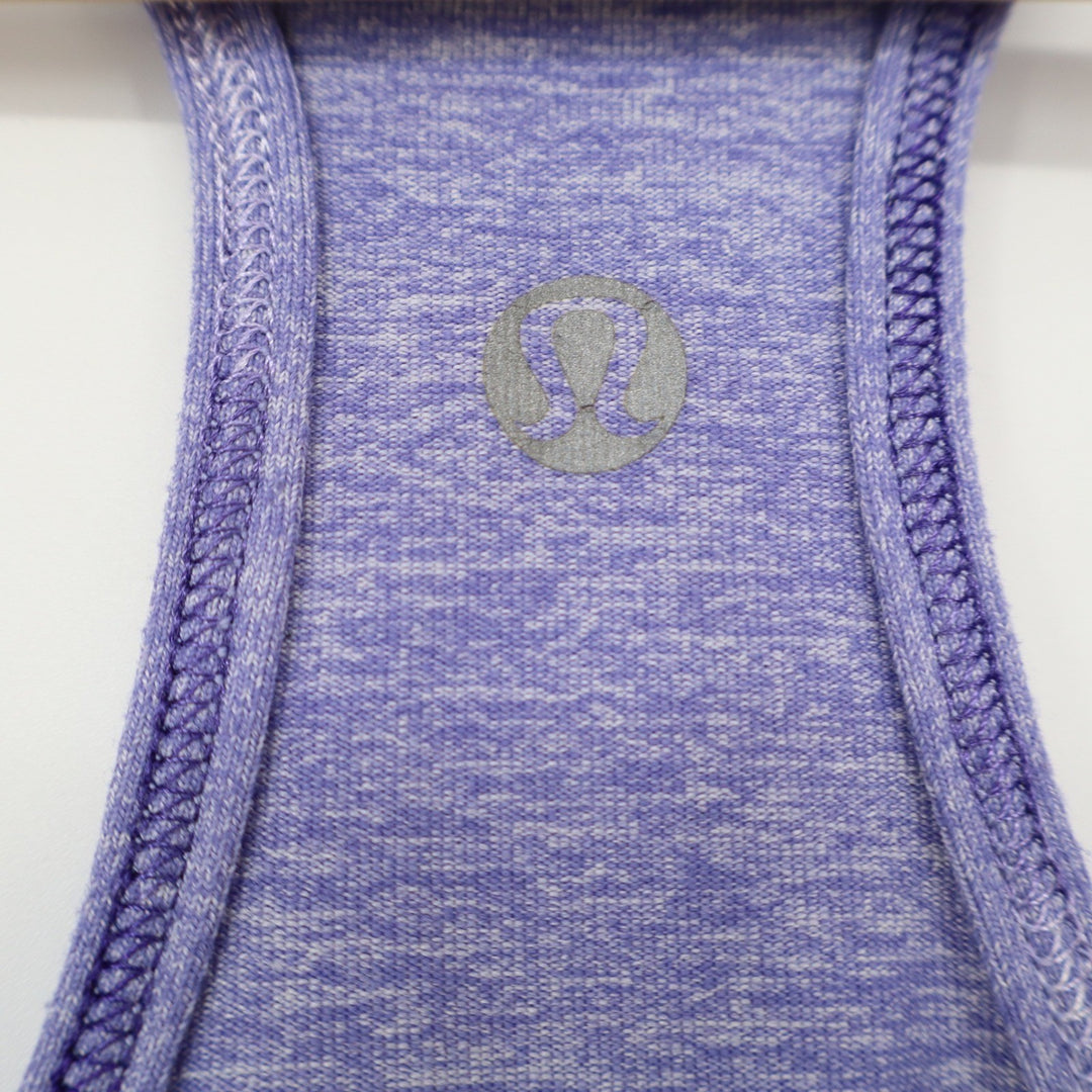 Lululemon Tank Top Womens N/A Cool Racerback Purple Heathered Excellent