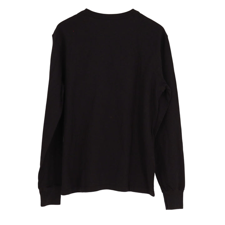 American Giant Premium Slub T-Shirt Mens M Black Cotton Crew Neck Long Sleeve