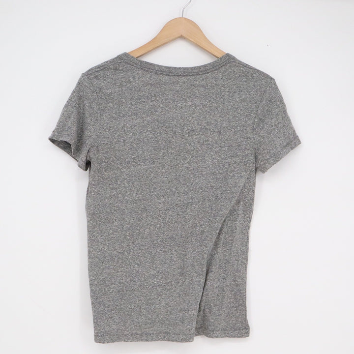 Universal Thread Womens Short Sleeve V-Neck T-Shirt Heather Gray Small