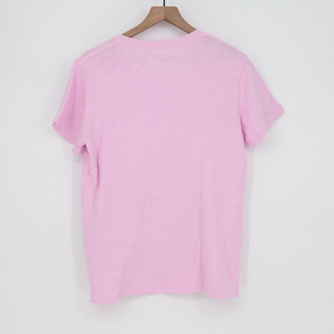 American Giant Premium Slub T-Shirt Womens XL Pirouette Crew Neck Short Sleeve