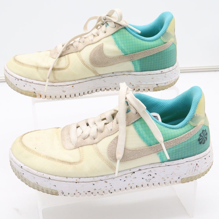 Nike Air Force 1 Crater Coconut Milk Washed Teal Womens Size 9 Sneaker