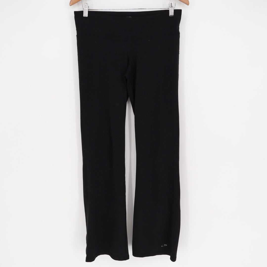 Champion Womens Black Yoga Pants Flare Leg Athletic Leggings S