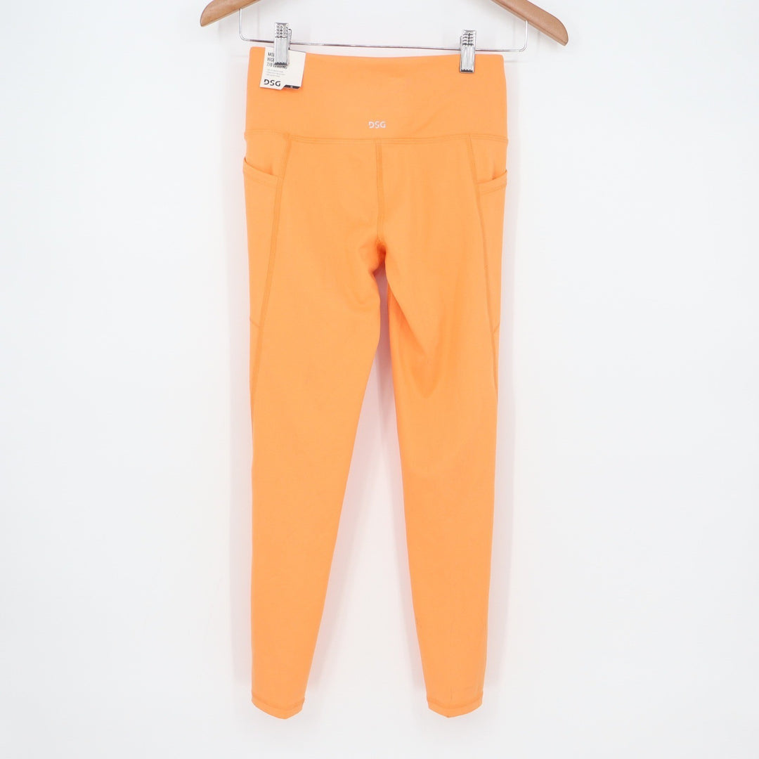 DSG Momentum 7/8 Leggings Womens XS Vintage Orange High Rise Pockets
