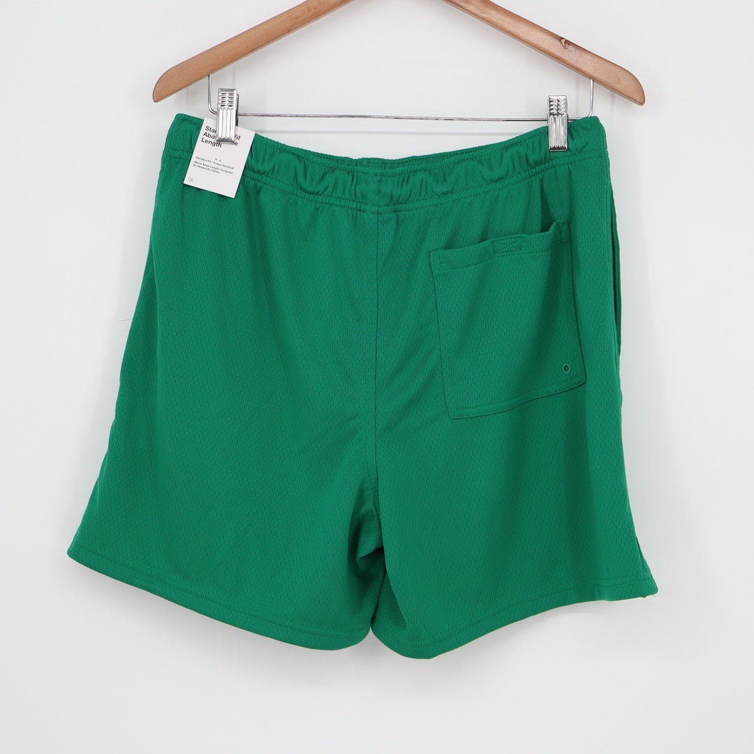 Nike Mens Green Mesh Athletic Shorts Standard Fit Size M NEW