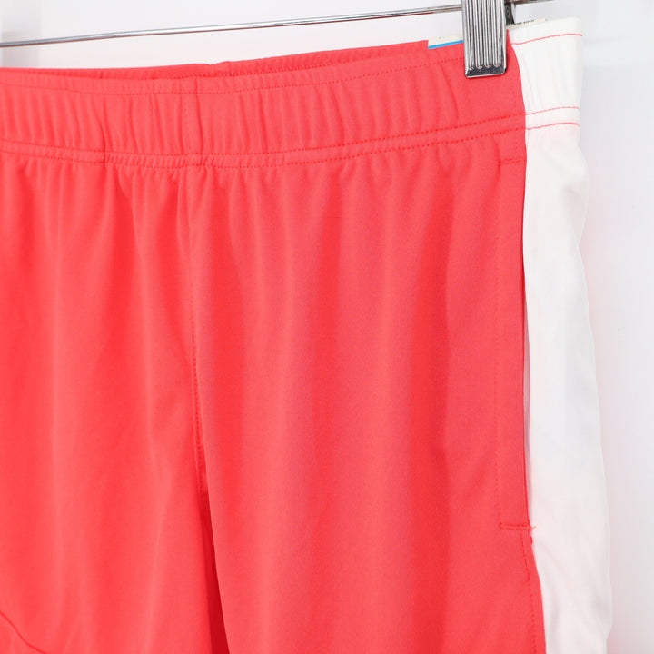 DSG Boys All Sport Short Cabana Coral White L 14-16 Moisture Wicking
