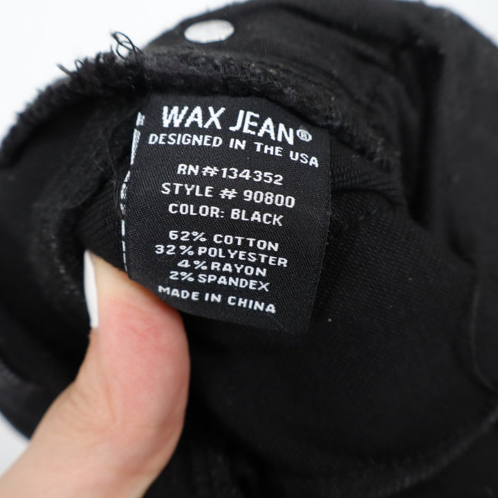 Wax Jean Butt I Love You Black High Rise Skinny Jeans Size 5/27