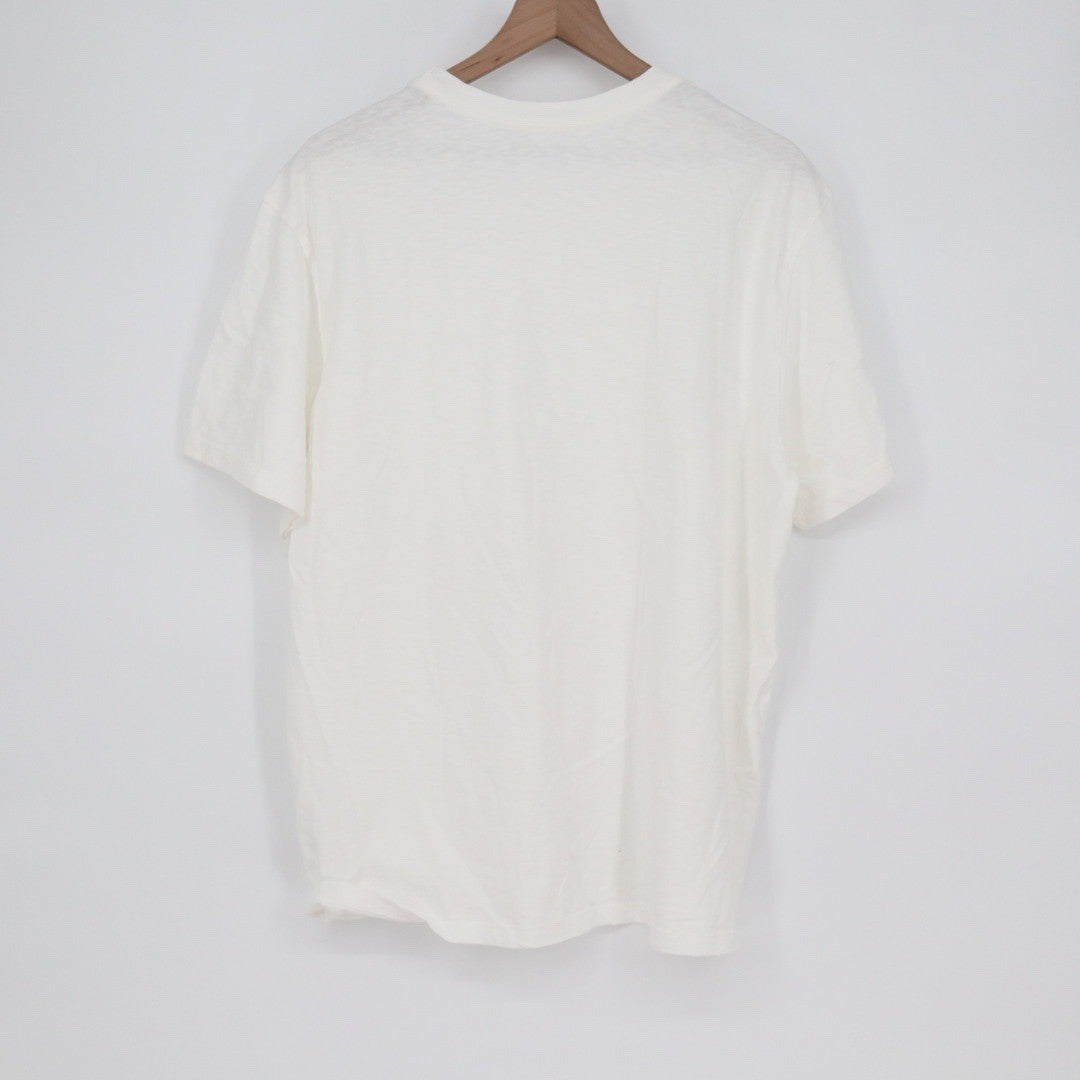 American Giant Mens T Shirt XL White Cotton Made in USA Crew Neck Casual Basic