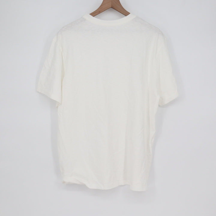 American Giant Mens T Shirt XL White Cotton Made in USA Crew Neck Casual Basic