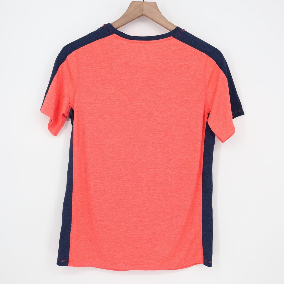 DSG Boys XL Pieced Graphic Movement Tee Cabana Coral Navy Basketball 1989 NWT
