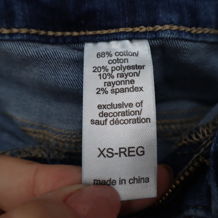 Maurices Dark Wash Skinny Jeans Blue Denim XS Regular