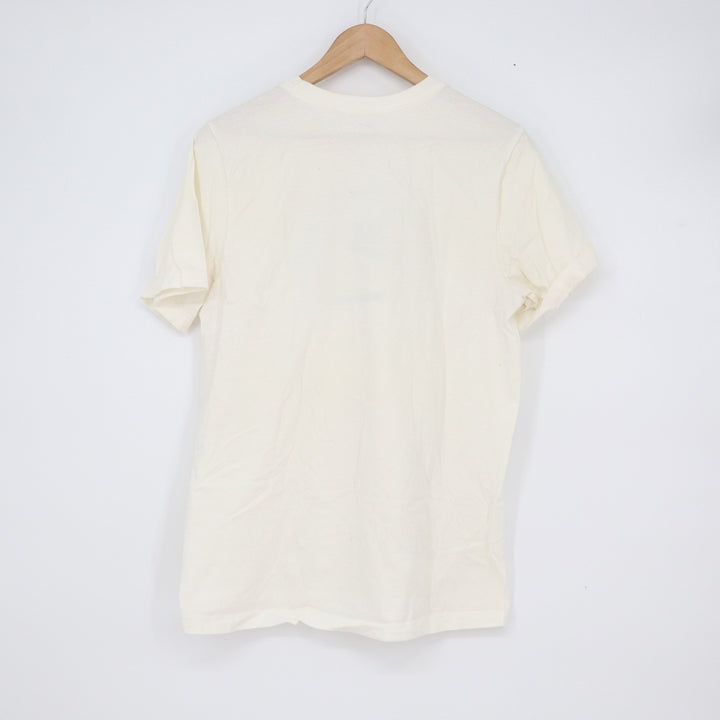 Nike Air Box Logo Graphic T-Shirt Mens Medium Cream Off-White Short Sleeve Tee