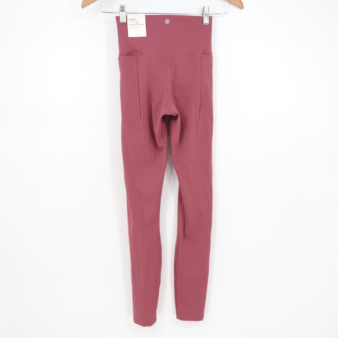 Calia Inspire High Rise 7/8 Leggings Mauveberry XS Pockets UPF 50+