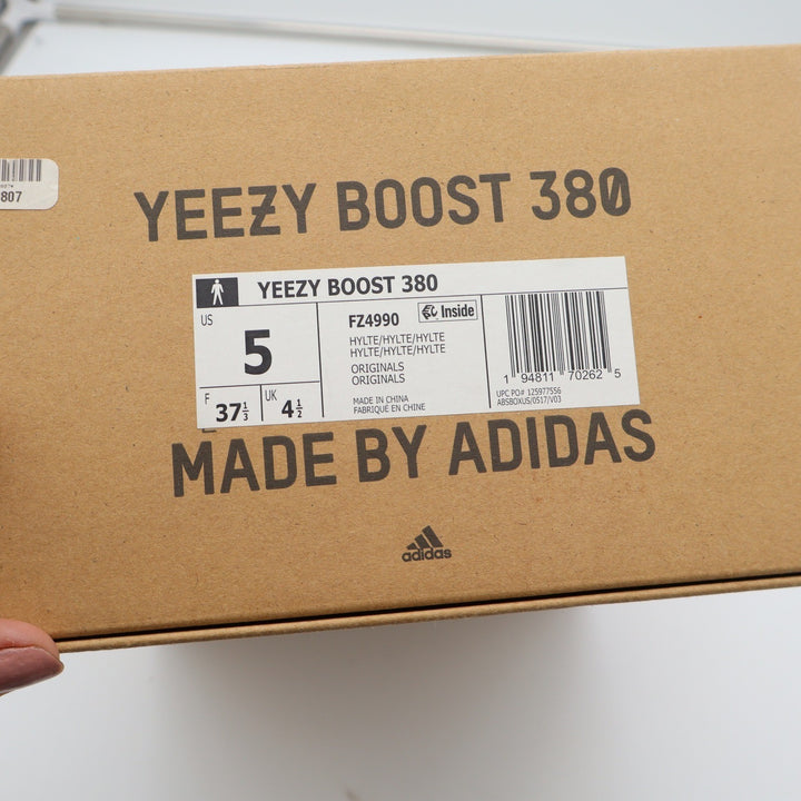 Adidas Yeezy Boost 380 Hylte Yellow Gold FZ4990 Size 5 New