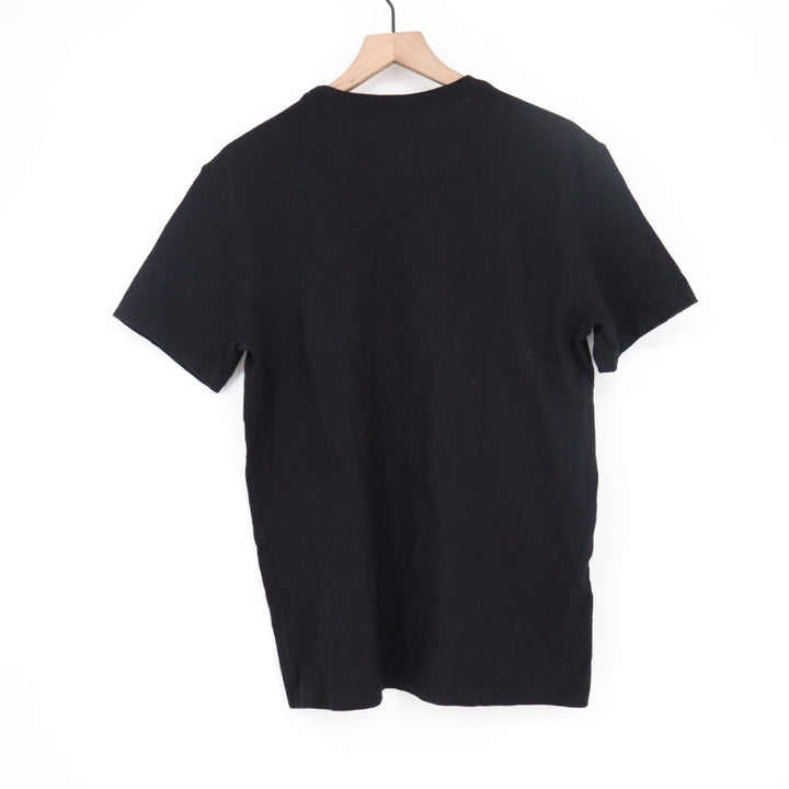 AMERICAN GIANT Black Cotton V Neck T Shirt Mens Size Medium Made USA Basic Tee