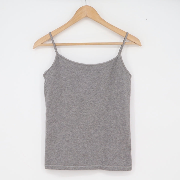 Aeropostale Camisole Womens L Shelf Bra Cami Grey Adjustable Straps Excellent