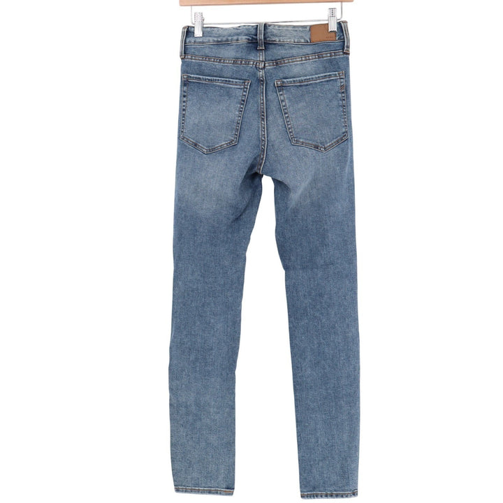 Aéropostale Jegging Jeans Womens 4R Blue Cotton Stretch Distressed High Rise