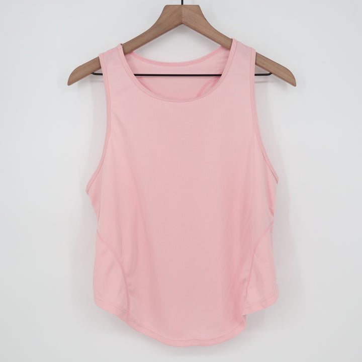 SheIn Tank Top Womens Medium Pink Racerback Round Neck Activewear Running Yoga