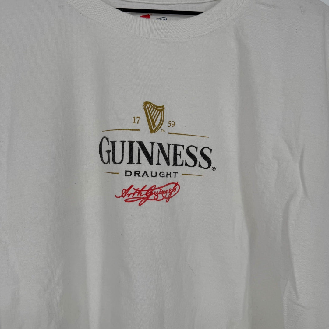 Guinness Draught Toast 2005 White T Shirt XL Hanes Authentic
