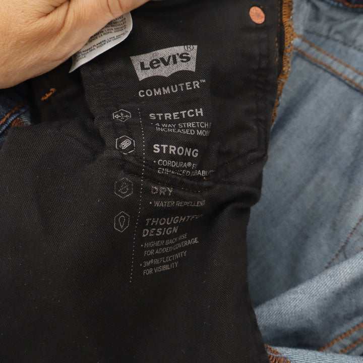 Levi's Jeans Mens 36x30 511 Commuter Slim Fit Blue Stretch Cordura Excellent