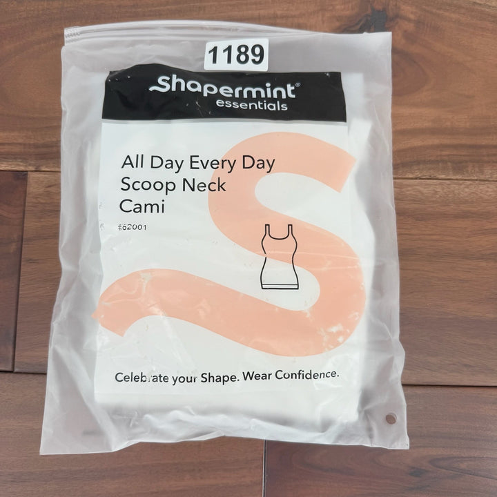 Shapermint Essentials All Day Every Day Scoop Neck Cami White L G