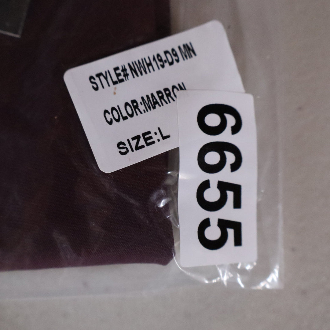Naked Wardrobe Maroon Faux Fur Trim Mini Dress Bodycon Size L