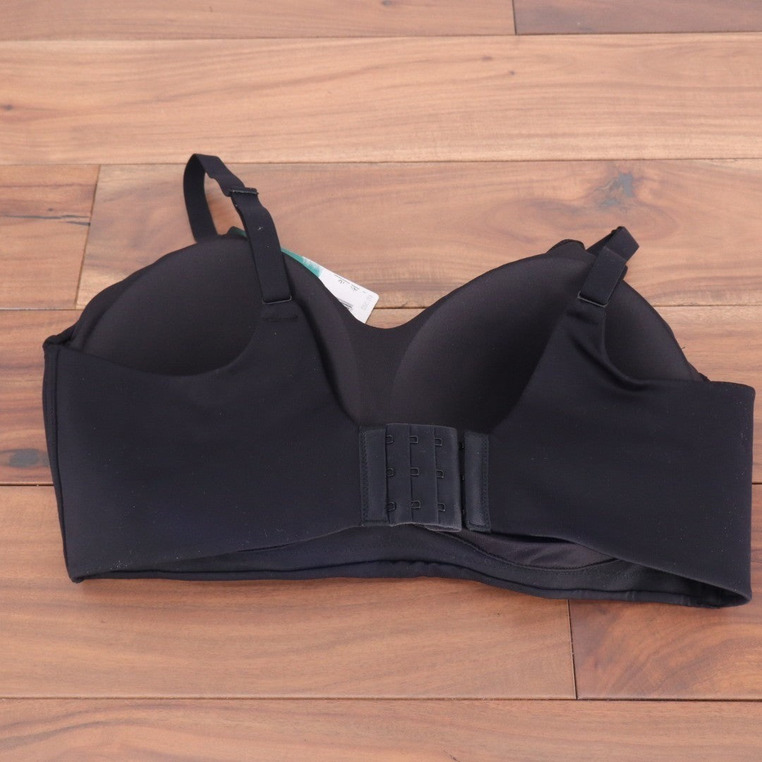 Vanity Fair Beauty Back Simple Sizing Bra Women's XL Black Stretch Wireless