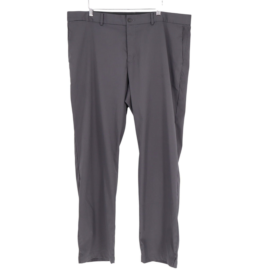 Nike Dri Fit Chino Pants Mens 40 x 32 Charcoal Gray Stretch Golf Performance