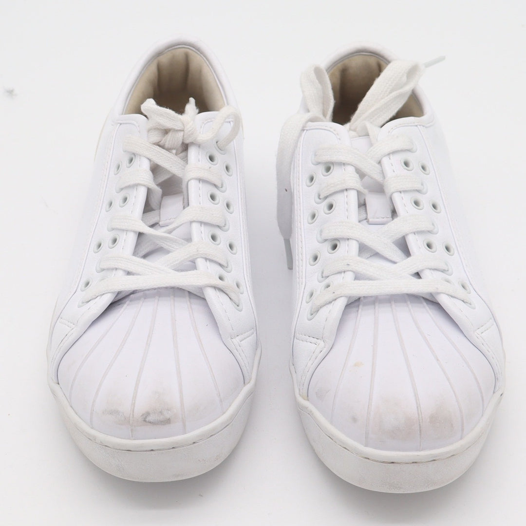 Pastry White Shell Toe Low Top Dance Sneakers Womens Size 8.5