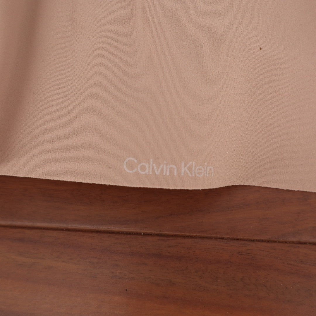 Calvin Klein Adapt Bandeau Bra Womens M Cedar Strapless Wireless Full Coverage