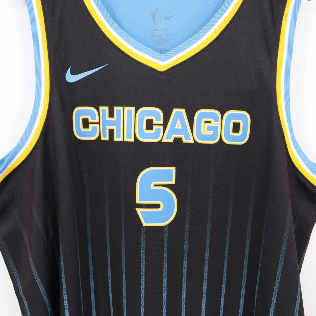 Nike Chicago Sky Angel Reese WNBA Explorer Edition Jersey Black Womens XXL