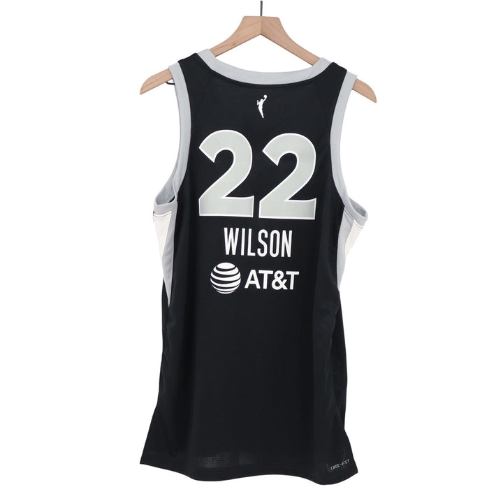 Nike Las Vegas Aces A'ja Wilson 22 Explorer Edition Jersey Black Mens M